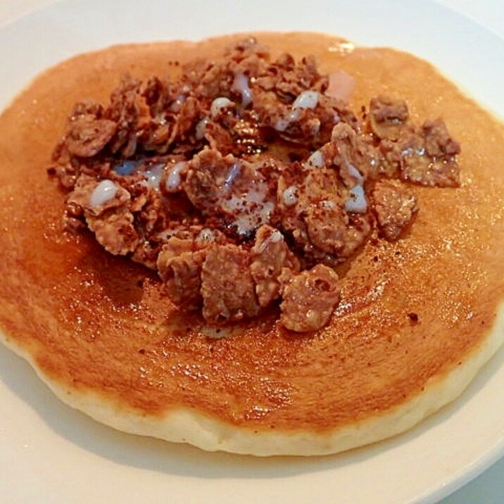 チョコフレークとコンデンスとコ一ヒ一のホットケーキ レシピ 作り方 By ぷ みぃまま 楽天レシピ チョコフレークとコンデンスとコ一ヒ一のホットケーキ レシピ 作り方 By ぷ みぃまま 楽天レシピ